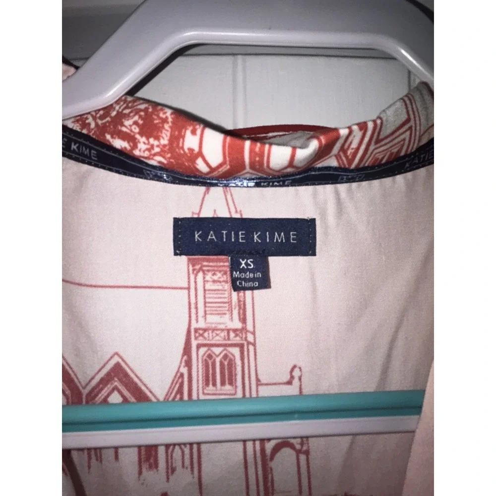 Katie Kime Womens XS‎ Sleep Shirt, Gown, Christmas, Home For The Holidays